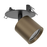 Eglo LED Spot Mengibar Tube dimmbar 4,8W CCT warm-/neutral-/tageslichtweiss 2700/4000/6500K Bronze Schwarz Ø9cm 902723