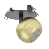 Eglo LED Spot Mengibar Sphere dimmbar 4,8W CCT warm-/neutral-/tageslichtweiss 2700/4000/6500K Gold Schwarz Ø9cm 902725