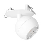 Eglo LED Spot Mengibar Sphere dimmbar 4,8W CCT warm-/neutral-/tageslichtweiss 2700/4000/6500K Weiss matt Ø9cm 902907