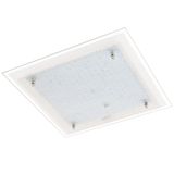Eglo 94447 Priola LED Wandleuchte / Deckenleuchte 16W Stahl weiss chrom 4000K