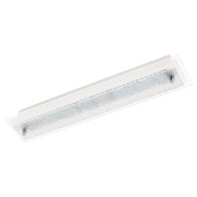 Eglo 94451 Priola LED Wandleuchte / Deckenleuchte 2x4.5W Stahl weiss chrom 4000K