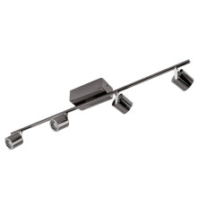 Eglo 94724 Maurano LED Spot 4x5W Aluguss nickel-nero chrom