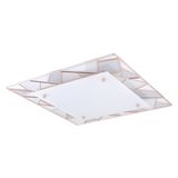 Eglo 94747 Pancento 1 LED Wandleuchte / Deckenleuchte 16W Stahl kupferfarben weiss grau