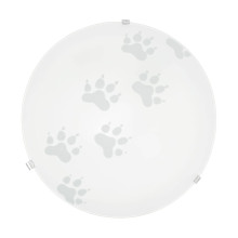 Eglo 94971 Mars Deckenleuchte E27 Tatze-Design Glas satiniert
