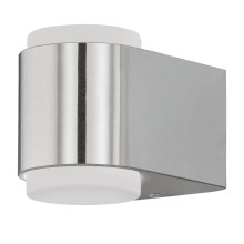 Eglo 95079 Briones LED Außen-Wandleuchte 2x3W Edelstahl weiss