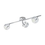 Eglo 95479 Nocito 1 LED Spot 3x4W Stahl Chrom Weiss