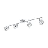 Eglo 95481 Nocito 1 LED Spot 4x4W Stahl Chrom Weiss