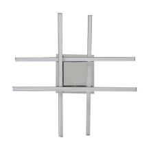 Eglo 95568 LASANA 1 LED 4-fach Deckenleuchte 4x5,3W 500x500mm Chrom Weiss warmweiss