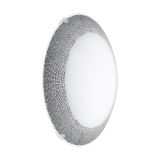 Eglo 95668 Magitta 1 LED Wandleuchte 8,2W Glas Schwarz-Muster