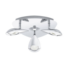 Eglo 95752 Pedregal LED Deckenleuchte 3x3,3W Stahl Chrom