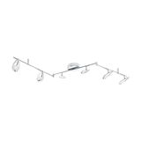 Eglo 95754 Pedregal flexible LED Deckenschiene 6x3,3W Stahl Chrom
