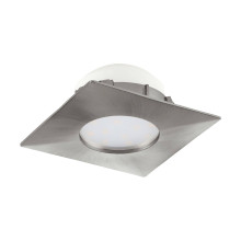 Eglo 95799 Pineda LED Einbauleuchte 1x6W 7,8x7,8cm Nickel