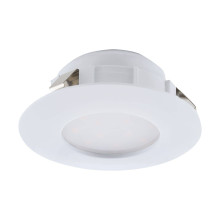 Eglo 95817 Pineda LED Einbauleuchte 1x6W Ø7,8cm Weiss IP44
