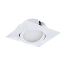 Eglo 95841 Pineda LED Einbauleuchte 1x6W schwenkbar 8,4x8,4cm Weiss