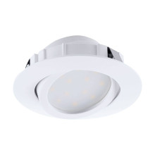 Eglo 95854 Pineda LED Einbauleuchte 1x6W schwenkbar Ø8,4cm Weiss