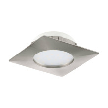 Eglo 95863 Pineda LED Einbauleuchte 1x12W 10,2x10,2cm Nickel
