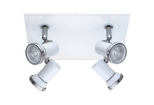 Eglo 95995 TAMARA 1 LED Spot 4x3W 240x260mm Weiss Chrom IP44