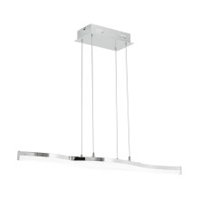 Eglo 96101 Lasana 2 LED Pendelleuchte 2x10,5W Stahl Alu Chrom
