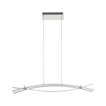 Eglo 96331 NEVADO LED Hängeleuchte 23,6W 900x80mm Chrom Weiss warmweiss