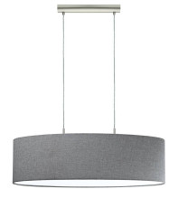 Eglo 96369 Pasteri Hängeleuchte 2XE27 75cm nickel grau