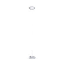 Eglo 96507 Tarugo 1 LED Pendelleuchte 5,2W chrom weiss