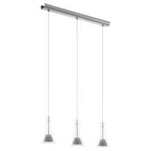 Eglo 96519 Musero 1 LED Hängeleuchte 3x5,4W nickel klar