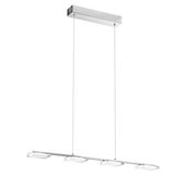 Eglo 96524 Cartama 1 LED Pendelleuchte 4,5W chrom klar satiniert