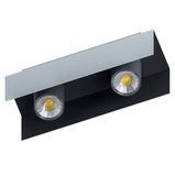 EGLO 97395 VISERBA LED Deckenleuchte Aluminium schwarz GU10 2x5W