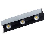 EGLO 97396 VISERBA LED Deckenleuchte Aluminium schwarz GU10 3x5W
