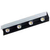 EGLO 97397 VISERBA LED Deckenleuchte Aluminium schwarz GU10 4x5W