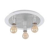 EGLO 97495 PASSANO LED Deckenleuchte silber E27 3x4W