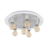 EGLO 97496 PASSANO LED Deckenleuchte silber E27 6x4W