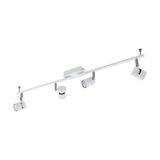 EGLO 97509 VERGIANO LED Spot-Leuchte nickel-matt GU10 4x5W