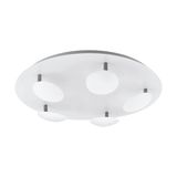 EGLO 97648 CERTINO LED Deckenleuchte nickel-matt 5x4.5W 3000K warmweiss