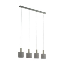 EGLO 97674 CONCESSA 2 Pendelleuchte grau 4xE27