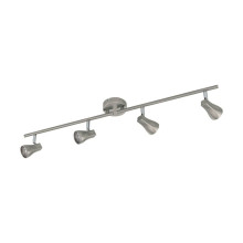 EGLO 97826 TIBERIO 1 LED Spot-Leuchte nickel-matt 4x3W 3000K warmweiss