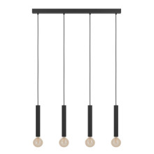 Eglo 98057 CORTENOVA E27 4-fach Hängeleuchte 840x60mm Schwarz