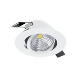 Eglo LED Einbauspot Saliceto dimmbar 6,4W neutralweiss 4000K Weiss Aluminium Ø9cm 98305