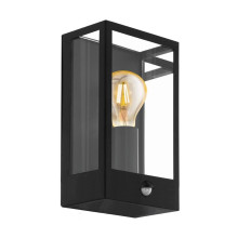 Eglo 99587 ALAMONTE E27 Außen-Wand-/Deckenleuchte Schwarz IP44