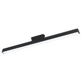 Eglo LED Deckenleuchte Simolaris-Z Smart dimmbar 35W RGB CCT warm-/tageslichtweiss 2700-6500K Zigbee Schwarz Aluminium Stahl 122x11cm 99602