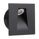 Eglo LED Einbauspot Mecinos 2W warmweiss 3000K Schwarz Stahl 8x8cm 99644
