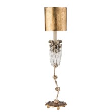Elstead Venetian Tischleuchte E14 Beige Patina und Gold