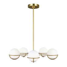 Elstead Apollo LED Kronleuchter G9 5-fach Brüniertes Messing