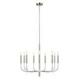 Elstead Brianna Kronleuchter E14 9-fach Poliertes Nickel