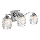 Elstead Kalli LED Wandleuchte G9 3-fach Poliertes Chrom IP44