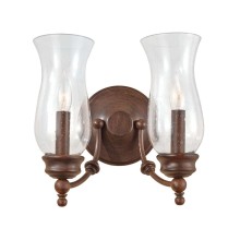 Elstead Pickering Lane Wandleuchte E14 2-fach Heritage Bronze