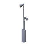 Elstead Beta LED Außen-Stehleuchten 6-fach Mattes Silber IP54