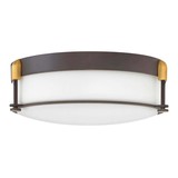 Elstead Colbin Deckenleuchte E27 3-fach Ölgeriebene Bronze