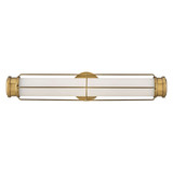 Elstead Saylor LED Bad-Wandleuchte dimmbar IP44 warmweiss 23,5W Heritage-Messing Stahl Opalglas 61cm