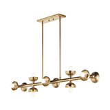 Elstead Palta Pendelleuchte E14 10-fach Champagnerbronze Champagnergold